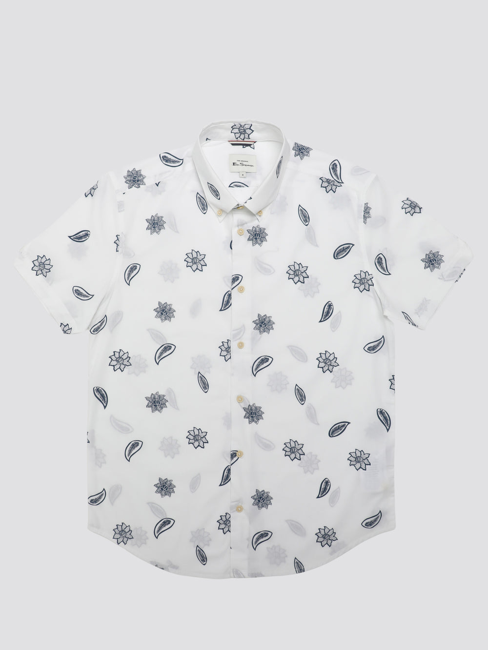 Chemises Ben Sherman Signature Floral Blanche | YLD-70772650